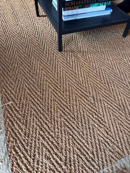 Photo of free Hessian rug - 203 x 137cm (Bow E3) #2