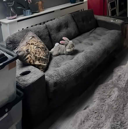 Photo of free 3-seater memory foam boneless sofa (E7) #2