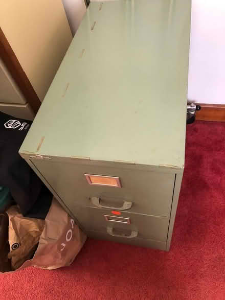Photo of free 2 Drawer File Cabinet (Acushnet, MA near Rte. 105) #1