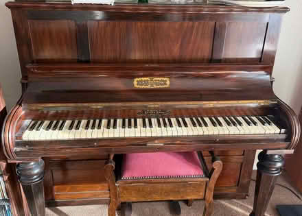 Photo of free Upright Piano & Stool (Elmstead BR7) #1