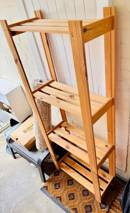 Photo of free Wooden shelves unit (Finchley N3) #1