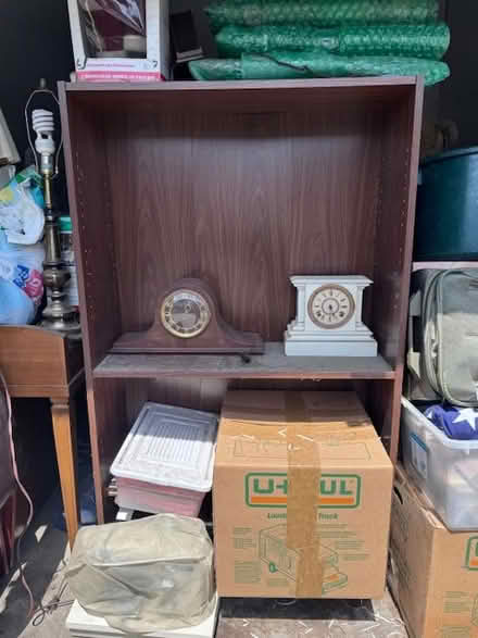 Photo of free Walnut Laminate Bookcase (Redwood City) #2