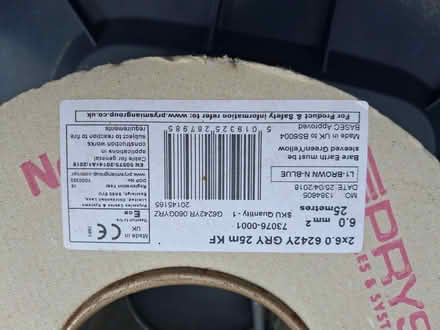 Photo of free 6.0mm flat twin & earth cable (Cradley WR13) #1