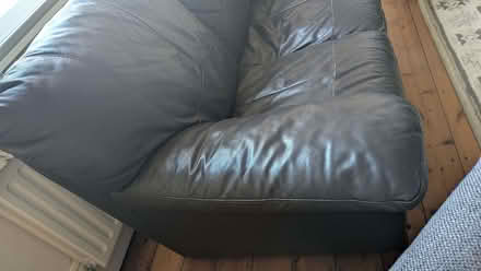 Photo of free Brown Leather Sofa (CT21) #1