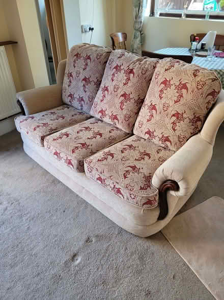 Photo of free 3 seater sofa in clean condition (Llanfairfechan LL33) #1