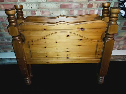 Photo of free Solid pine Bunk bed (Top Amersham HP6) #2