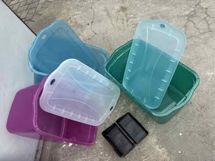 Photo of free Storage boxes (Redwood City, Selby/El Camino) #3