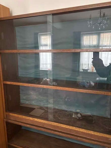 Photo of free Book case with sliding glass doors (Whitton TW3) #1