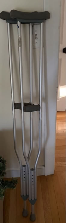 Photo of free Pair of Aluminum Crutches (Belmont, MA) #1