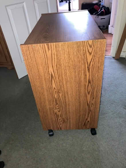 Photo of free Computer printer table or storage cabinet (Wrexham LL13) #1