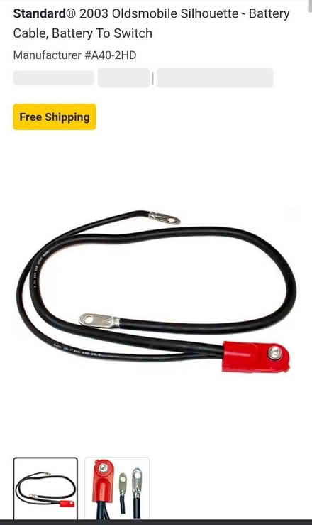 Photo of Positive battery cable for (Richland mo) #1