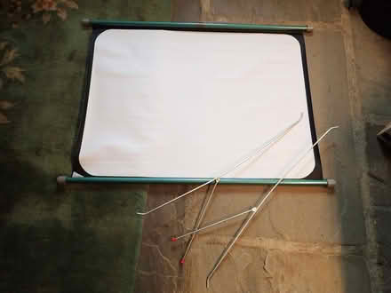 Photo of free BOOTS table top projector screen (Newbiggin on Lune CA17) #1
