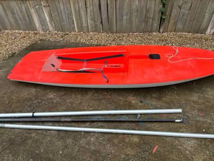 Photo of free Old (leaky) topper dinghy (Dockenfield) #3