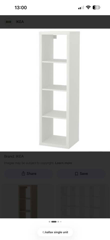 Photo of Cube shelving (kallax) (Langwith NG20) #1