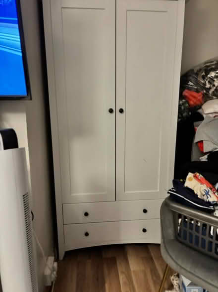 Photo of free Tall single wardrobe with drawers (Chatham) #1