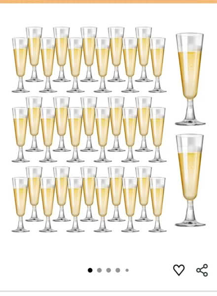Photo of Plastic champagne glasses (Harrow HA3 Northwick Park) #1