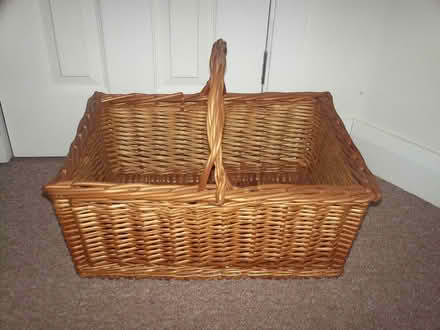 Photo of free Large Wicker Basket (DE12 6QS) #1