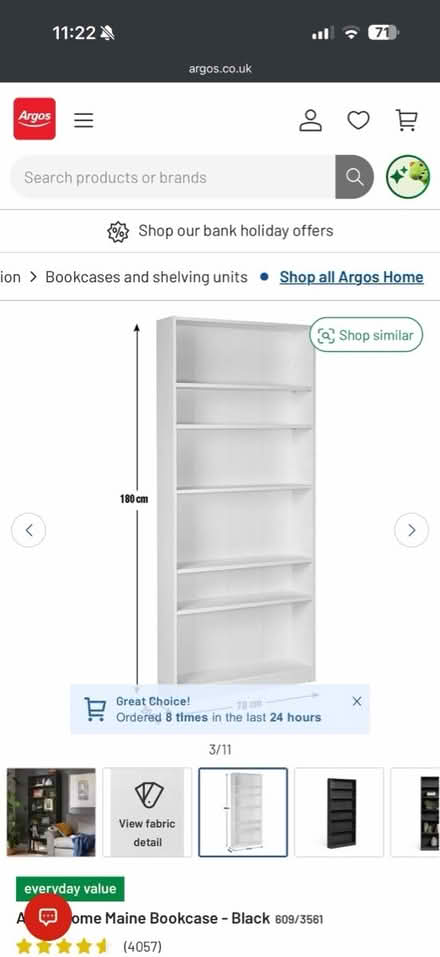 Photo of free Argos book shelf (Hackney Central E8) #4