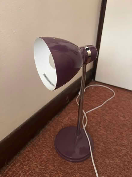Photo of free Purple desk lamp (Newnham area CB3) #1