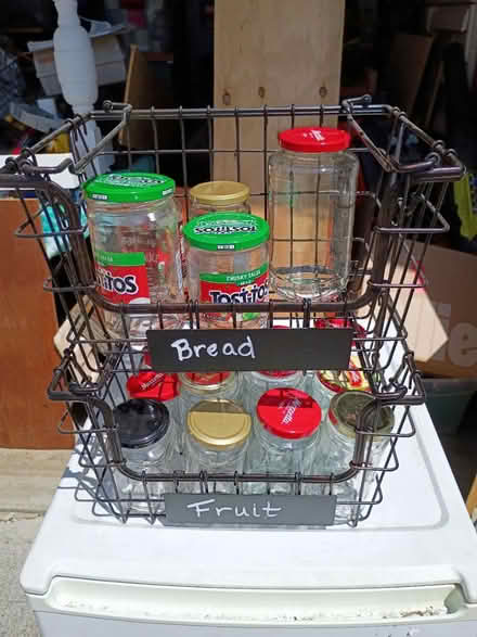 Photo of free Stacking Metal Baskets (Vacaville) #1
