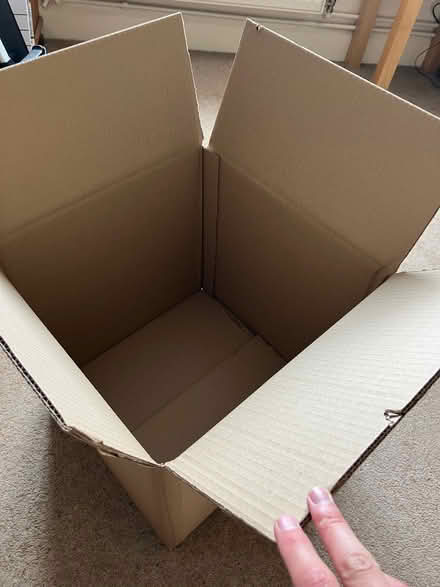 Photo of free 12 flat-packed boxes for moving house -- double-walled (Upper Wolvercote OX2) #2