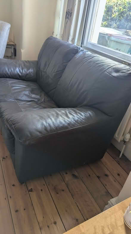 Photo of free Brown Leather Sofa (CT21) #2