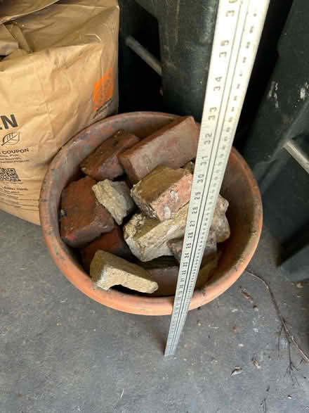 Photo of free Clay outdoor planters; rip-rap (Columbia Heights (Monroe St)) #4
