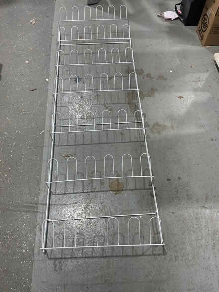 Photo of free Wall Mounted Shoe Rack (Textile & Maple) #1