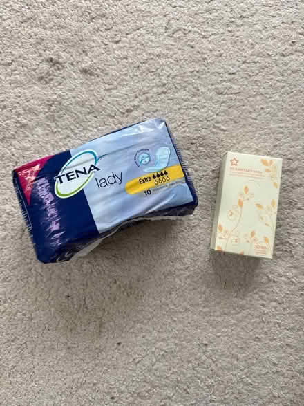 Photo of free Tena lady pads and bags (Headington OX3) #1