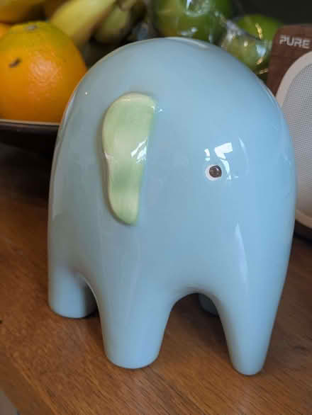 Photo of free Cute elephant money box for nursery (Heaton Park M25) #1