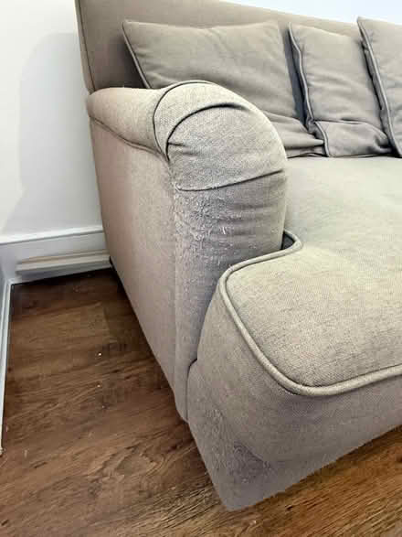Photo of free 3 seater grey sofa (Grange Court E10) #4