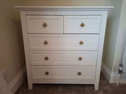 Photo of free white drawers (Quernmore LA2) #1