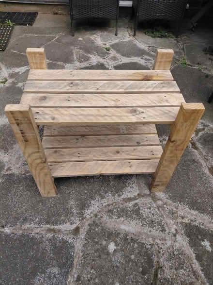Photo of free Wooden shoe rack/shelving (TW15. Ashford) #2