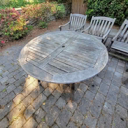 Photo of free Patio Table & Four Chairs (Silver Spring 20910) #2