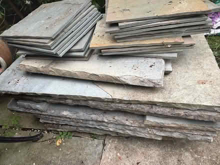 Photo of free Riven slate tiles/ slabs (Merton Park SW20) #1