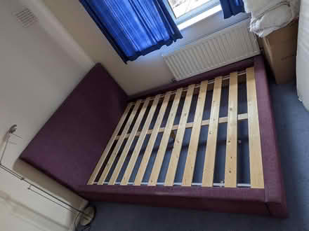 Photo of free Double bed frame w/ mattress (Cambridge CB4) #2