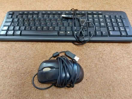 Photo of free Black keyboard with Microsoft mouse (Bexhill TN39) #2