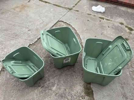 Photo of free Storage boxes (Redwood City, Selby/El Camino) #1