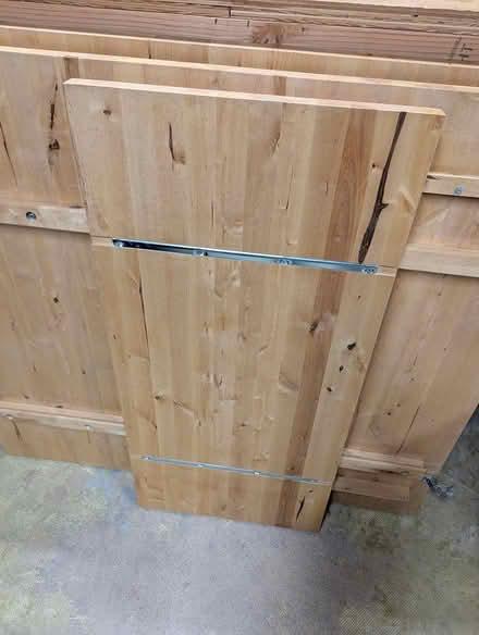 Photo of free Wood table with extension leaf (Glen Rock) #3