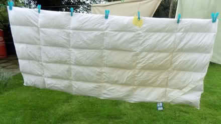 Photo of free Fogarty feather & down mattress topper - double bed size (Canworthy Water PL15) #1