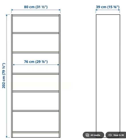 Photo of free IKEA Billy bookcase (Top Amersham HP6) #2