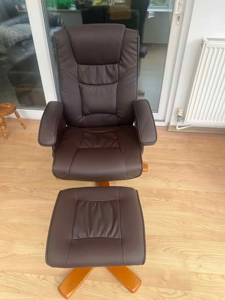 Photo of free 2 recliner chairs and stools (Poynton SK12) #1