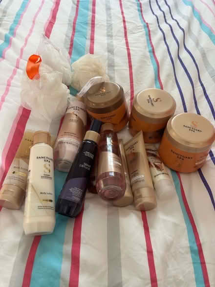 Photo of free Collection of Sanctuary Spa toiletries (New Malden KT3) #1