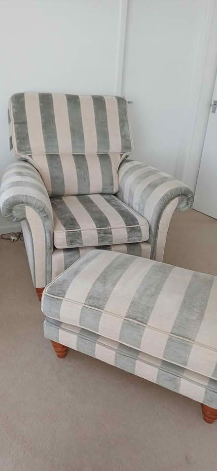 Photo of free Armchair with footstool (BN41 2AE) #1