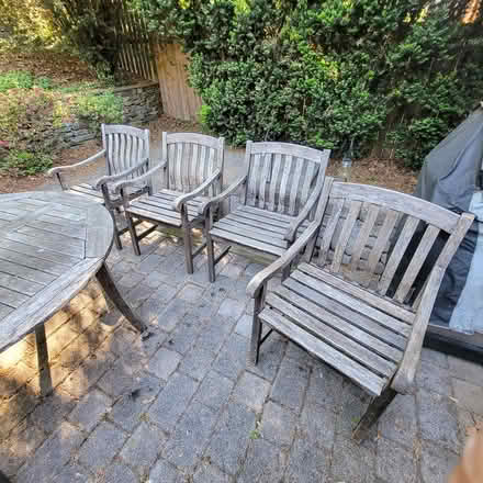 Photo of free Patio Table & Four Chairs (Silver Spring 20910) #1