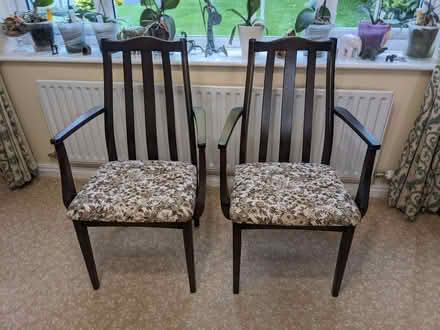 Photo of free Gateleg dining room table and four chairs (Burntwood CH5) #4