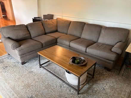 Photo of free 2-piece sectional couch (~1 mile from Michigan Stadium) #1