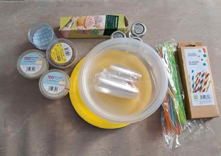 Photo of free Straws / cake cases / paper plates etc (Harefield SO19) #1