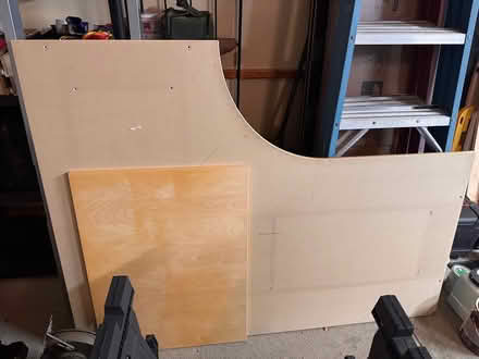 Photo of free Ikea corner table (Macomb area, 24 and Garfield) #1
