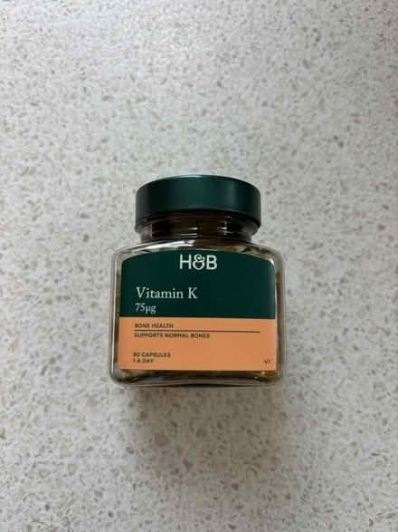 Photo of free Almost new bottle of Vit K (Palmers Green/ Edmonton N18) #1